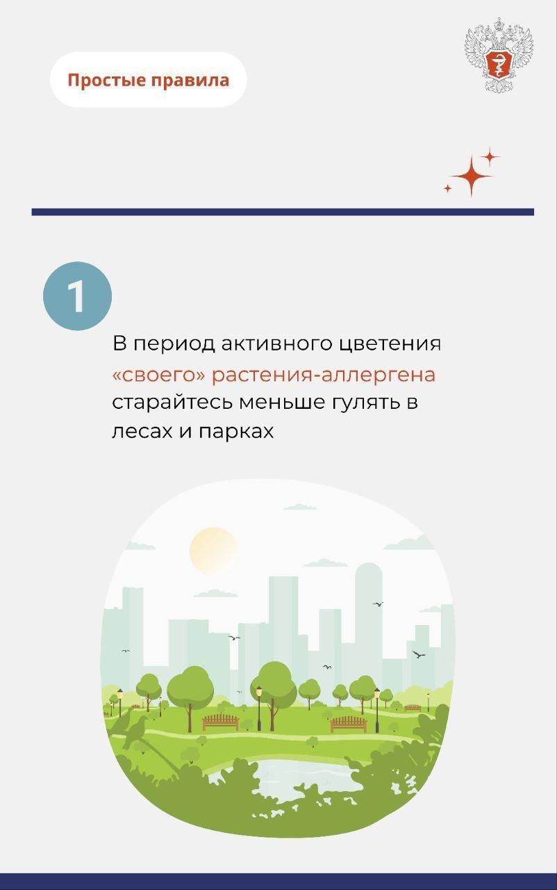 Профилактика сезонной аллергии.